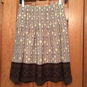 Loft Petites 0P Skirt, lined
